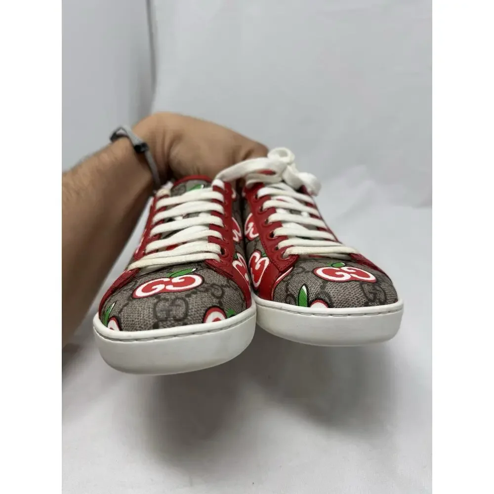 Gucci Ace Canvas 'Chinese Valentine's Day' Women's Brown 627860 2BQ10 8480